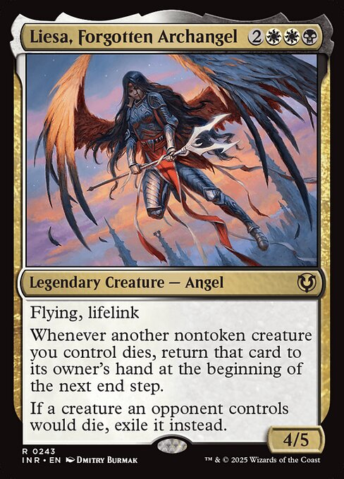 Liesa, Forgotten Archangel INR-243 Rare Near Mint Englisch