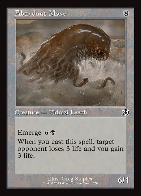Abundant Maw XINR-329 Common Near Mint Englisch Foil