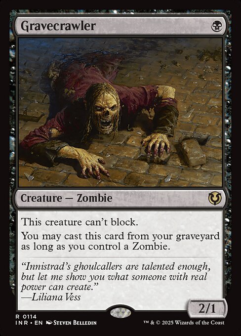 Gravecrawler INR-114 Rare Near Mint Englisch Foil