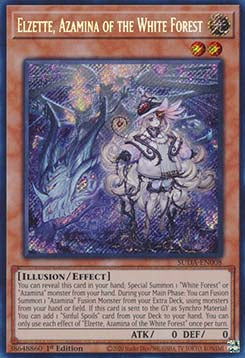 Elzette, Azamina vom Weißen Wald (V.1) SUDA-008 Secret Rare Near Mint Deutsch 1. Auflage