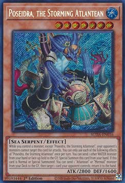 Poseidra, der stürmische Atlantische (V.1) SUDA-016 Secret Rare Near Mint Deutsch 1. Auflage