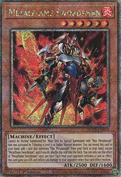 Metalflame Swordsman SUDA-014 Quarter Century Secret Rare Near Mint Englisch 1. Auflage