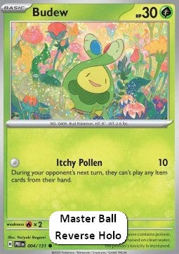 Budew xPRE-004 Common Near Mint Englisch Reverse Holo