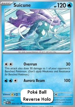 Suicune xPRE-024 Uncommon Excellent Deutsch Reverse Holo