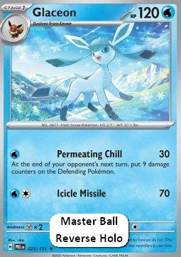 Glaziola xPRE-025 Rare Excellent Deutsch Reverse Holo