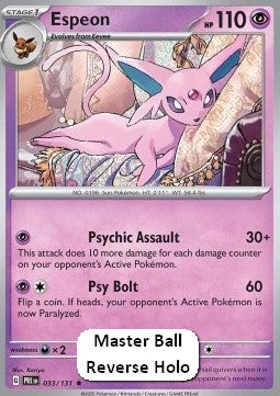 Psiana xPRE-033 Rare Near Mint Deutsch Reverse Holo