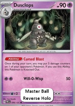 Zwirrklop xPRE-036 Common Near Mint Deutsch Reverse Holo