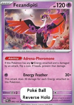 Fezandipiti xPRE-045 Rare Excellent Englisch Reverse Holo