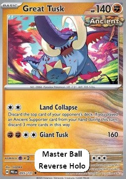 Riesenzahn xPRE-055 Uncommon Near Mint Deutsch Reverse Holo