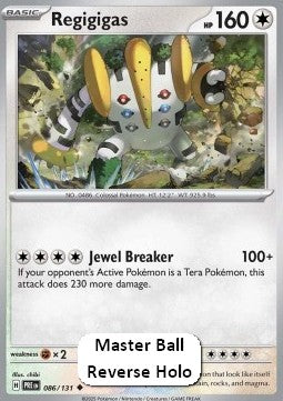 Regigigas xPRE-086 Uncommon Good Englisch Reverse Holo