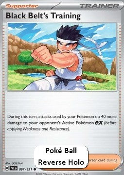 Black Belt's Training xPRE-097 Common Near Mint Englisch Reverse Holo