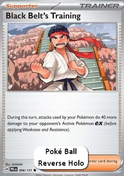 Black Belt's Training xPRE-098 Common Near Mint Englisch Reverse Holo