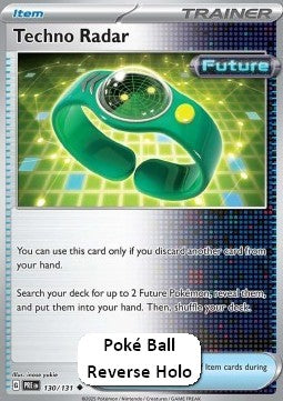 Techradar xPRE-130 Uncommon Near Mint Deutsch Reverse Holo