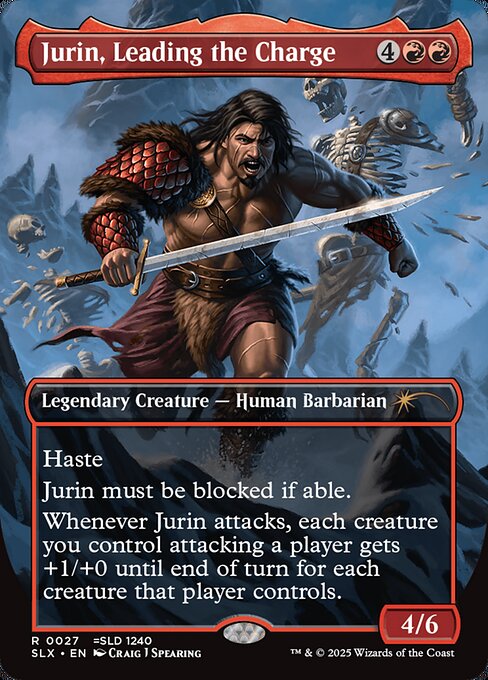 Jurin, Leading the Charge SLX-27 Rare Near Mint Englisch