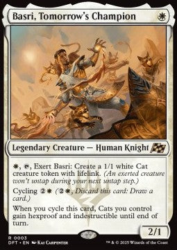 Basri, Tomorrow's Champion DFT-3 Rare Near Mint Englisch