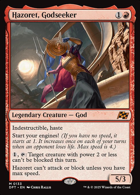 Hazoret, Godseeker DFT-133 Mythic Near Mint Englisch Foil