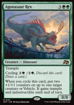 Agonasaur Rex DFT-151 Rare Near Mint Englisch Foil