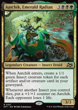 Aatchik, Emerald Radian DFT-187 Rare Near Mint Englisch Foil