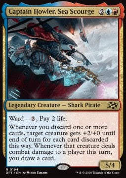 Captain Howler, Sea Scourge DFT-194 Rare Near Mint Englisch