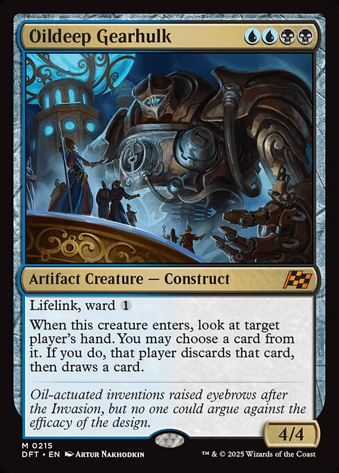 Oildeep Gearhulk DFT-215 Mythic Near Mint Englisch Foil