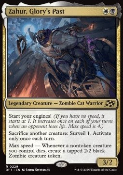 Zahur, Glory's Past DFT-229 Rare Near Mint Englisch