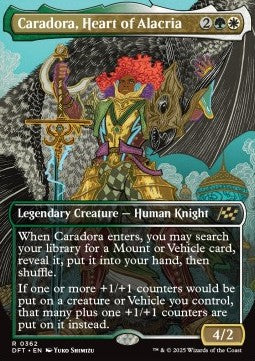 Caradora, Heart of Alacria XDFT-362 Rare Near Mint Englisch