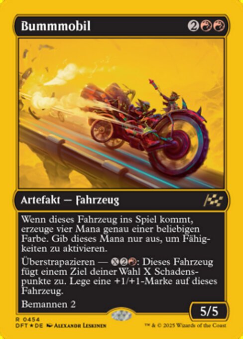 Bummmobil (V.1) DFTFP-454 Rare Near Mint Deutsch Foil