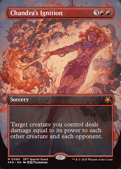Chandra's Ignition SPG-89 Mythic Near Mint Englisch