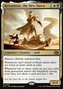 Ketramose, the New Dawn DFT-209 Mythic Near Mint Englisch Foil