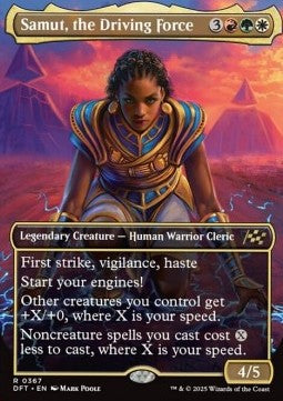 Samut, the Driving Force DFTX-367 Rare Near Mint Englisch Foil