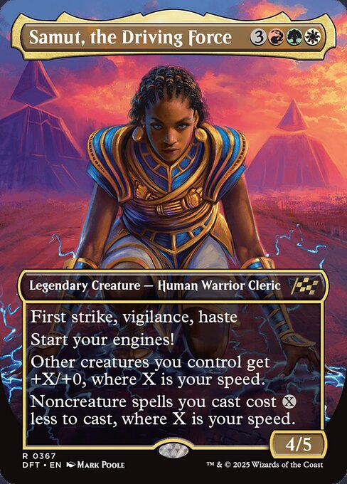 Samut, the Driving Force DFTX-367 Rare Near Mint Englisch Foil