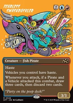 Fearless Swashbuckler DFTX-346 Rare Near Mint Englisch Foil