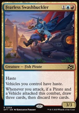 Fearless Swashbuckler DFT-204 Rare Near Mint Englisch
