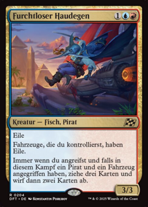 Furchtloser Haudegen DFT-204 Rare Good Deutsch