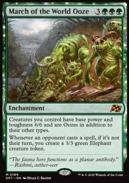 March of the World Ooze DFT-169 Mythic Near Mint Englisch