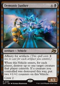 Demonic Junker DFT-83 Rare Excellent Englisch