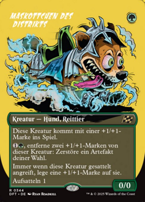 Maskottchen des Distrikts XDFT-344 Rare Near Mint Deutsch