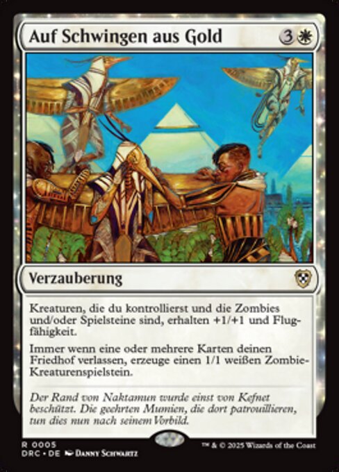 Auf Schwingen aus Gold DRC-5 Rare Near Mint Deutsch