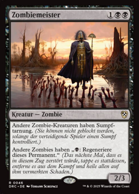 Zombiemeister DRC-46 Rare Near Mint Deutsch