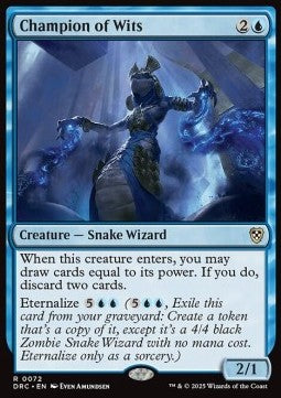 Champion of Wits DRC-72 Rare Near Mint Englisch