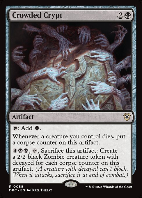 Crowded Crypt DRC-88 Rare Near Mint Englisch