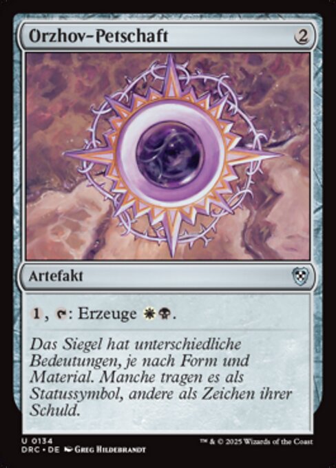 Orzhov-Petschaft DRC-134 Uncommon Near Mint Deutsch