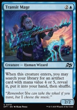 Transit Mage DFT-70 Uncommon Excellent Englisch Foil