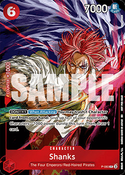 Shanks (P-063) P Promo Near Mint Englisch