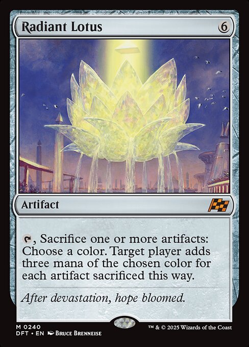 Radiant Lotus DFT-240 Mythic Near Mint Englisch
