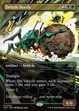 Debris Beetle XDFT-322 Rare Near Mint Englisch