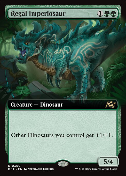 Regal Imperiosaur DFTX-389 Rare Near Mint Englisch Foil