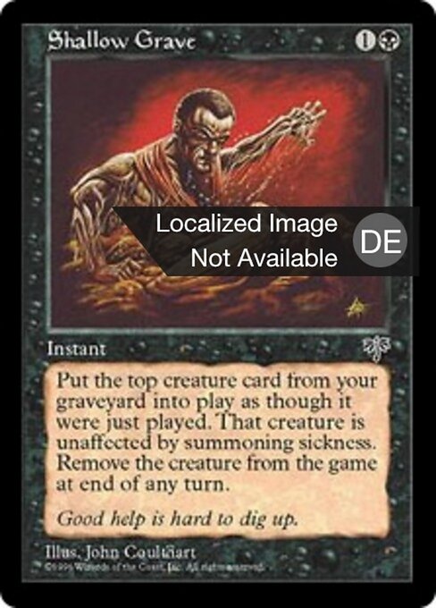 Flaches Grab MIR- Rare Light Played Deutsch