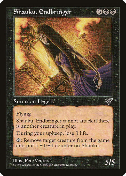 Shauku, Endbringer MIR- Rare Light Played Englisch