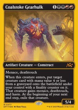 Coalstoke Gearhulk DFTFP-477 Mythic Excellent Englisch Foil